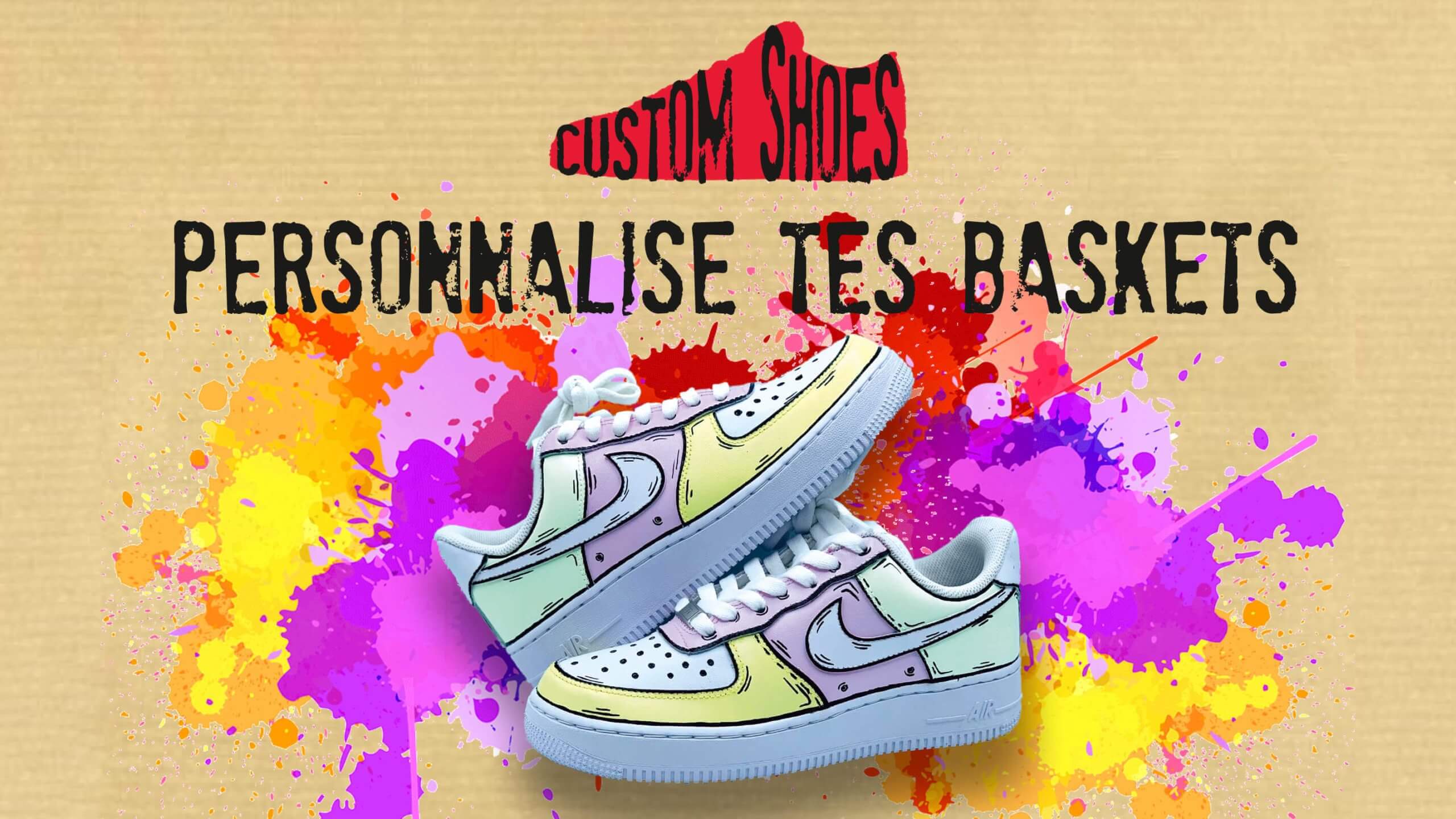 Custom Shoes peinture cuir 100 fran aise Oz art