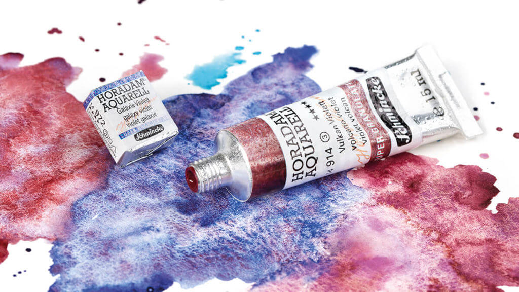 ozart - article - schmincke - aquarelle super granulation