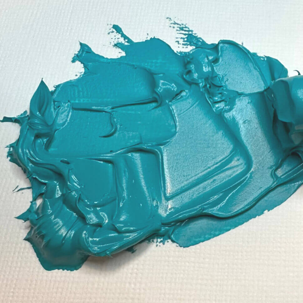 ozart - focus - cobalt turquoise clair - lefranc bourgeois - huile extra-fine