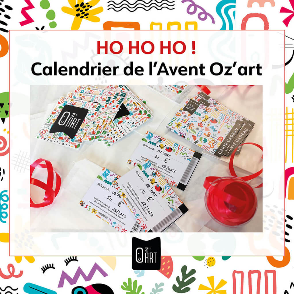 carte cadeau - calendrier de l'avent Ozart