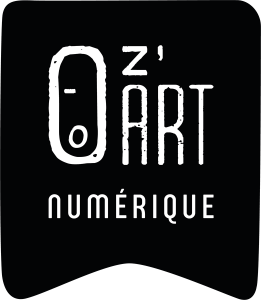 ozart numerique - Logo noir